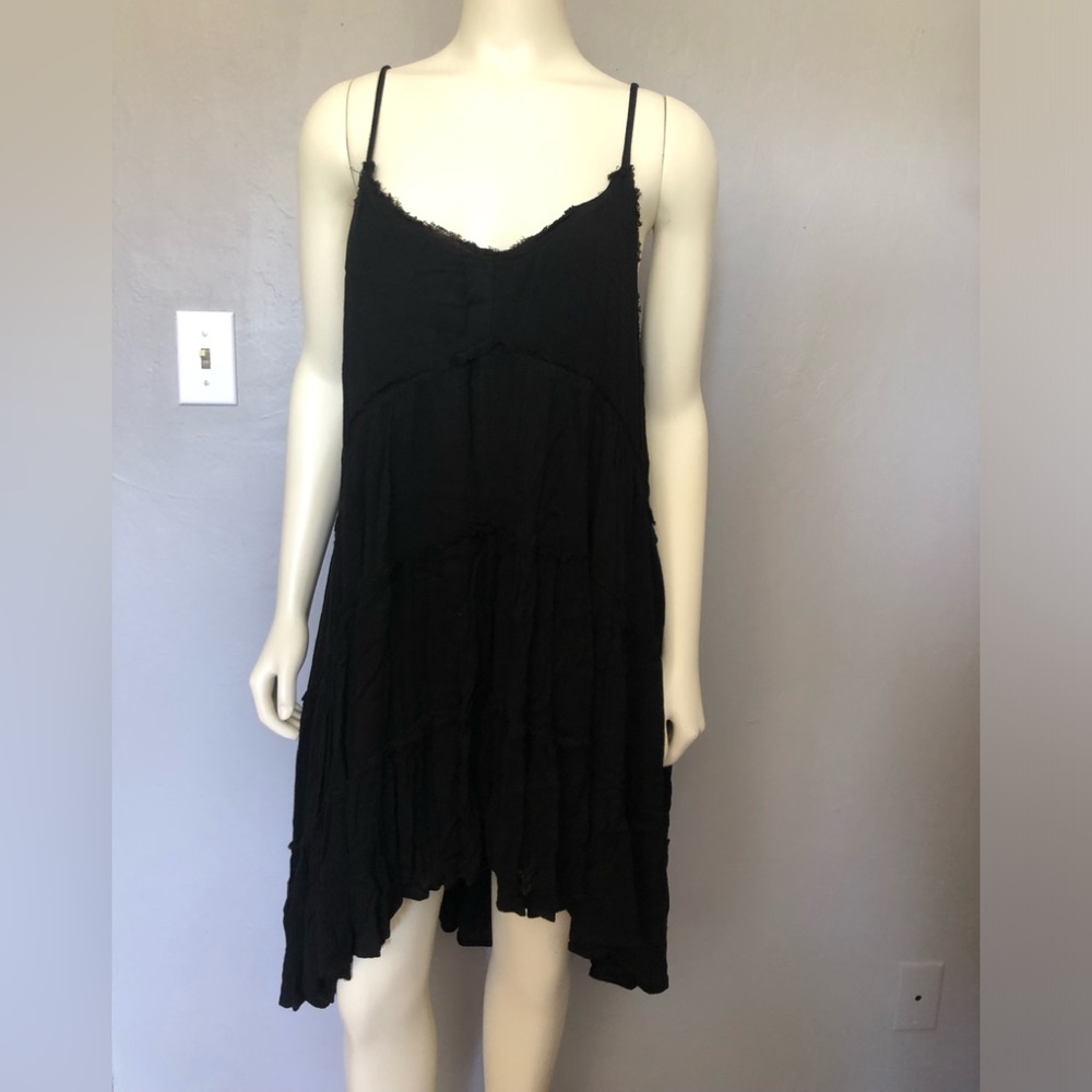 Mustard Seed Midnight Black High-Low Dress